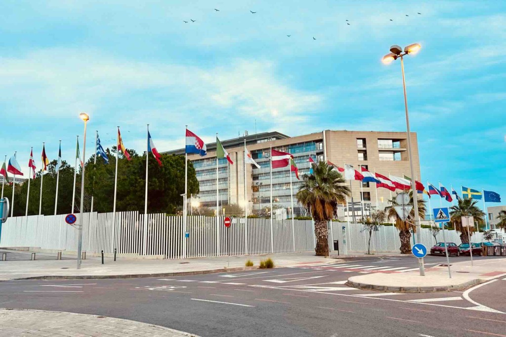 EU flags 